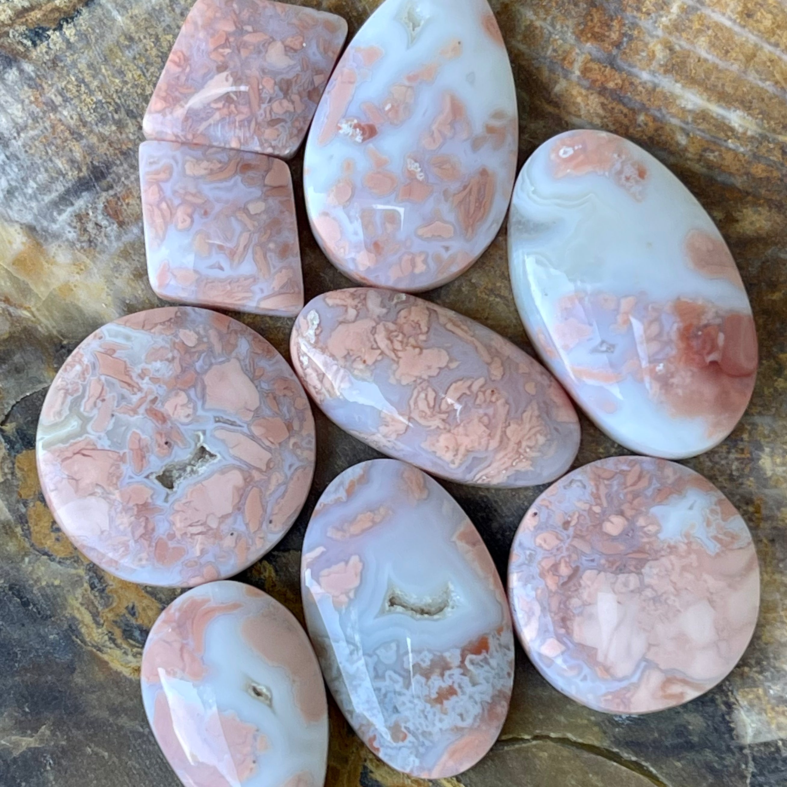 Cotton Candy Agate The Family Stone Lapidary