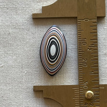 Load image into Gallery viewer, Fordite aka Detroit Agate Marquis Oval Cabochon