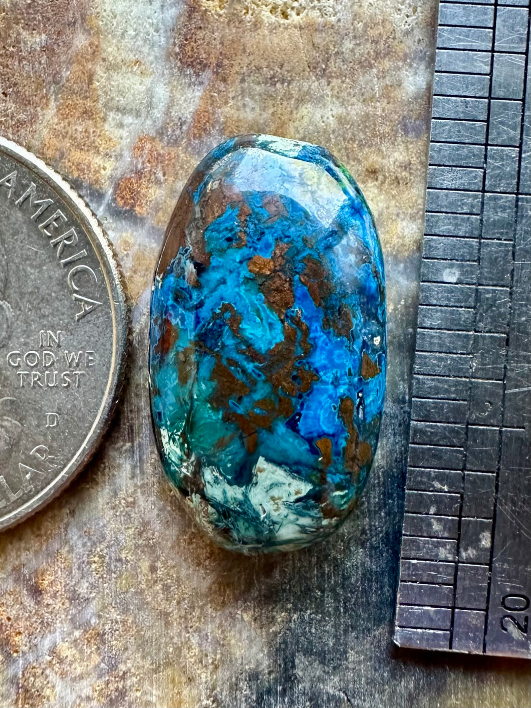 Arizona Shattuckite Cabochon