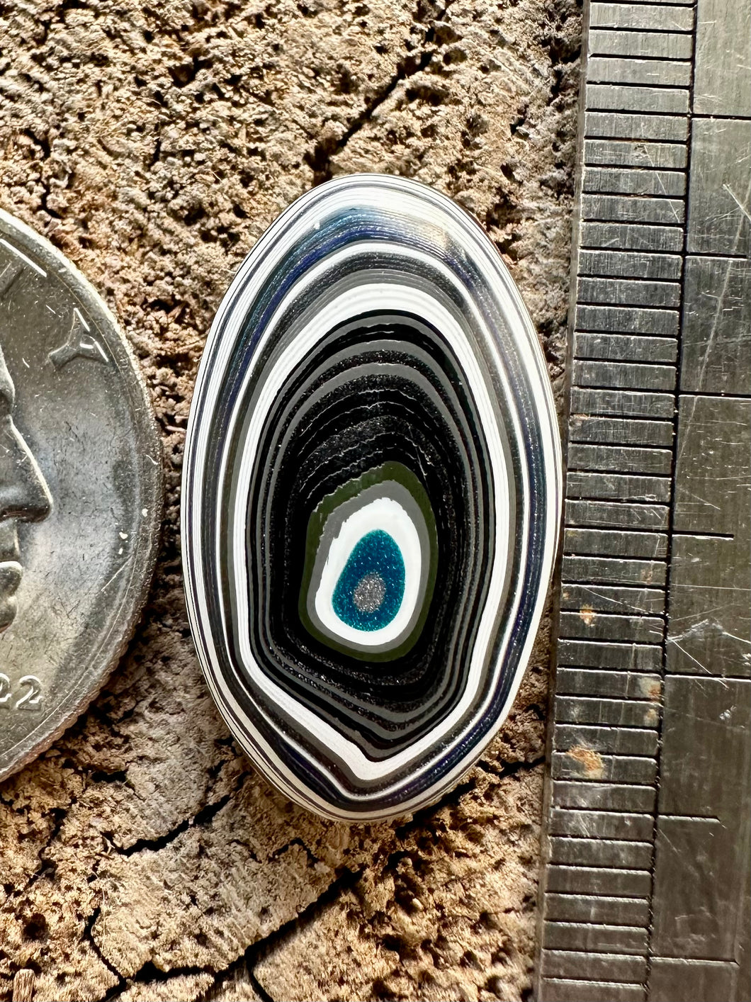 Fordite aka Detroit Agate Cabochon