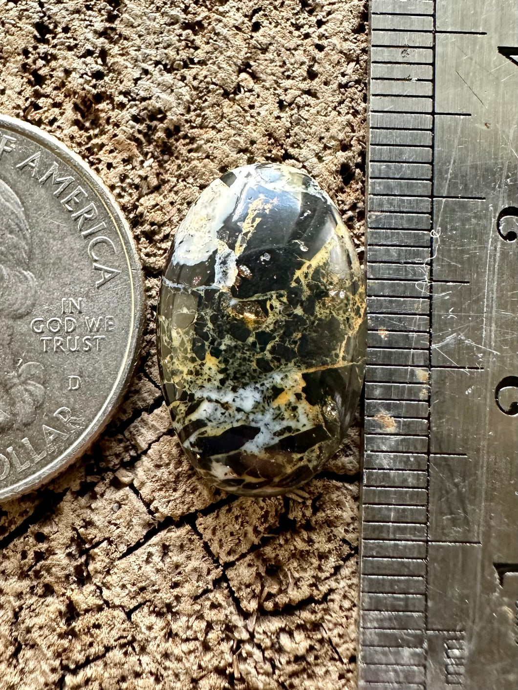 White Buffalo Turquoise Cabochon