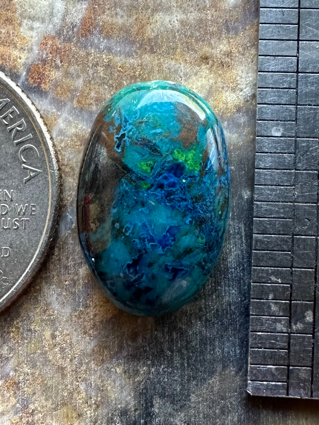 Arizona Shattuckite Cabochon