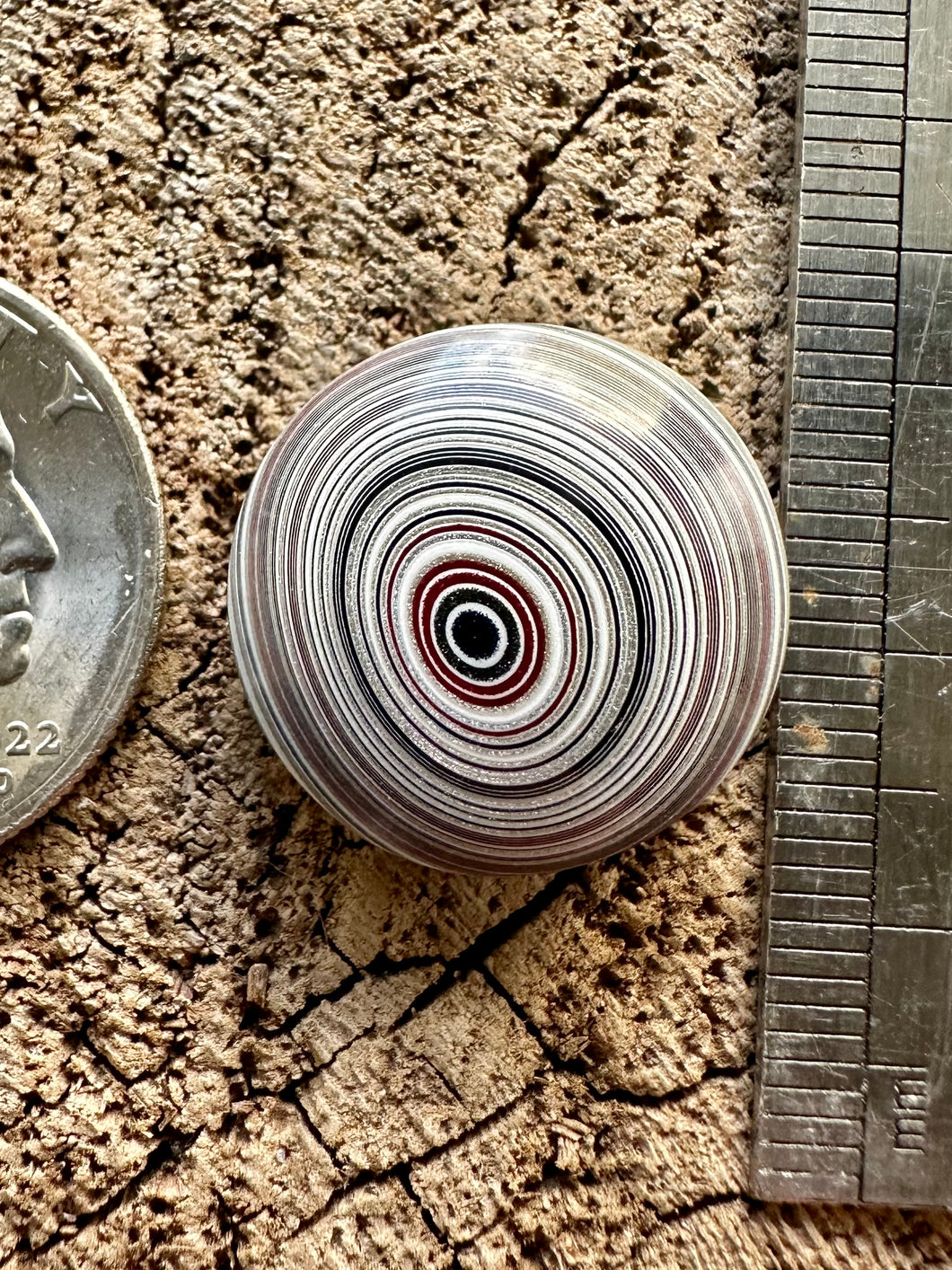 Fordite aka Detroit Agate Cabochon