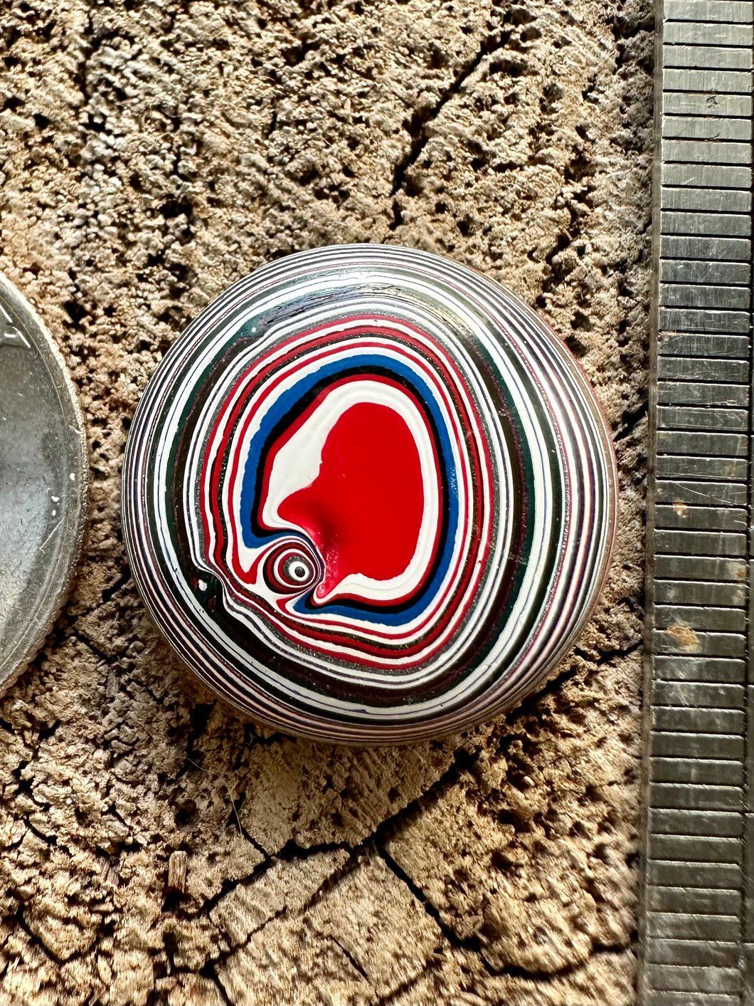 Fordite aka Detroit Agate Cabochon