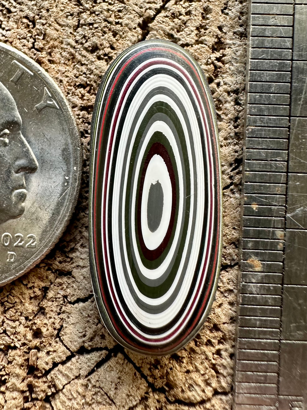 Fordite aka Detroit Agate Cabochon