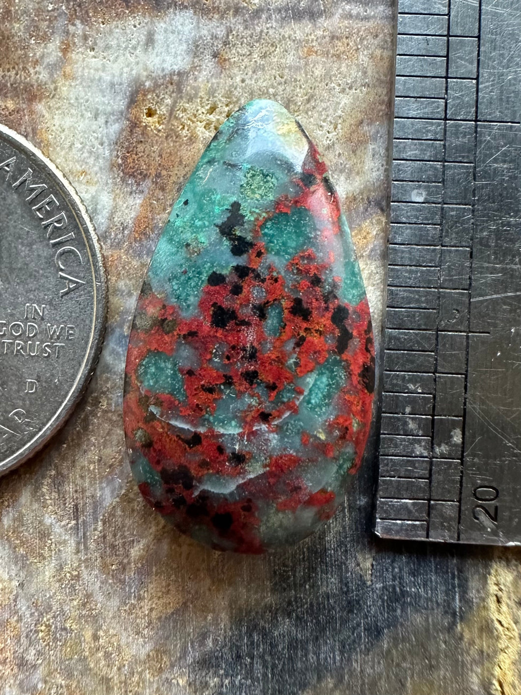 Sonoran Sunrise Teardrop Cabochon