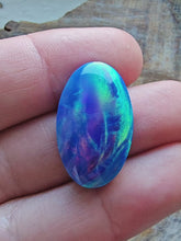 Load and play video in Gallery viewer, Aurora Opal Oval Cabochon
