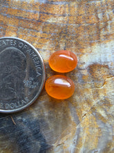 Load image into Gallery viewer, Carnelian Oval Cabochon Pair

