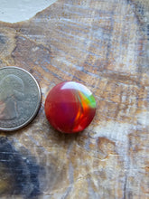 Load image into Gallery viewer, Aurora Opal Circle Shape Cabochon
