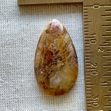 Load image into Gallery viewer, Plume Agate Teardrop Cabochon
