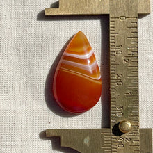 Load image into Gallery viewer, Banded Agate Teardrop Cabochon
