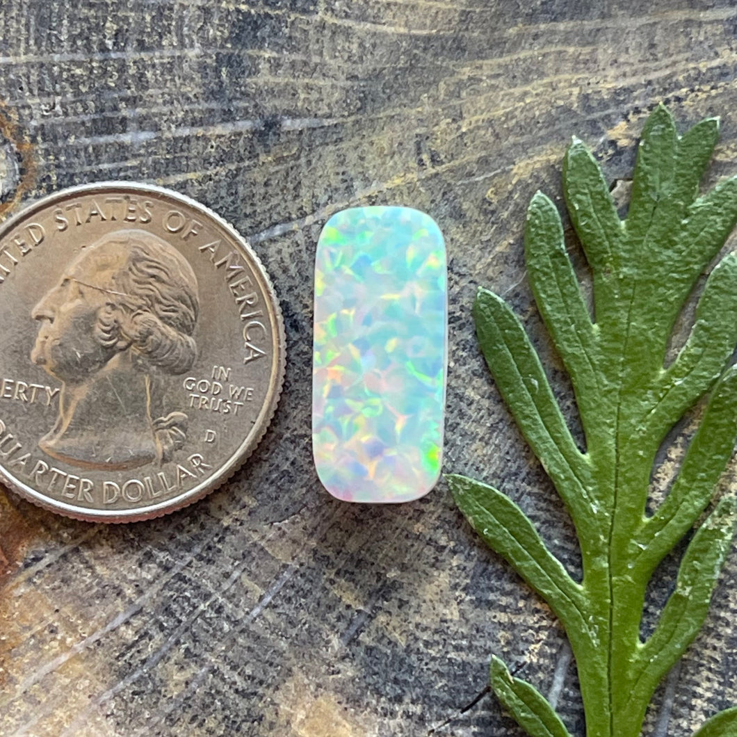 Stellar Opal Rectangle Cabochon