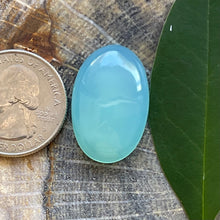 Load image into Gallery viewer, Aqua Chalcedony Oval Cabochon
