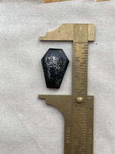 Load image into Gallery viewer, Schiffer Mit Pyrite Coffin Cabochon
