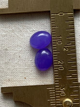 Load image into Gallery viewer, Blue Quartz Oval Cabochon Pair

