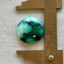 Load image into Gallery viewer, Emerald Rose Variscite Circle Cabochon
