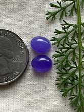 Load image into Gallery viewer, Blue Quartz Oval Cabochon Pair
