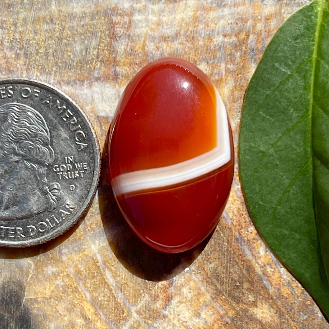 Banded Agate Oval Cabochon