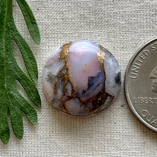 Load image into Gallery viewer, Peruvian Pink Opal and Bronze Matrix Composite Cabochon
