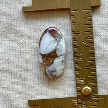 Load image into Gallery viewer, Purple Spiny Oyster and Bronze Matrix Composite Cabochon
